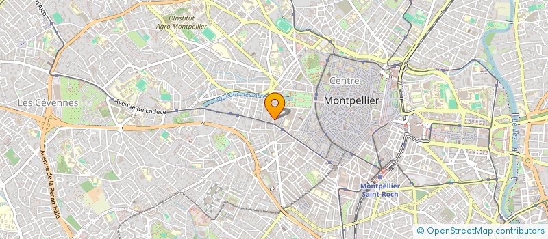 localisation de l'entreprise MADAME CHARLOTTE BARTHELEMY  MONTPELLIER