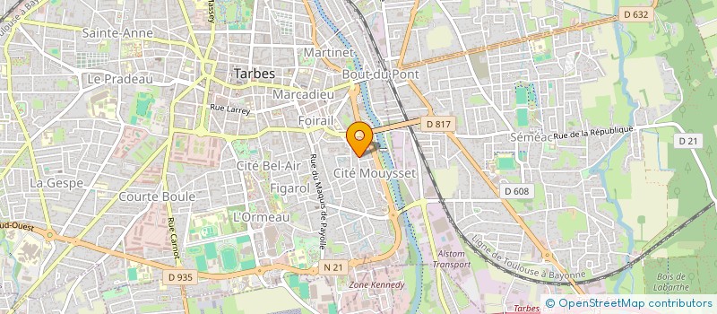 localisation de l'entreprise MADAME CHARLOTTE BASSE  TARBES