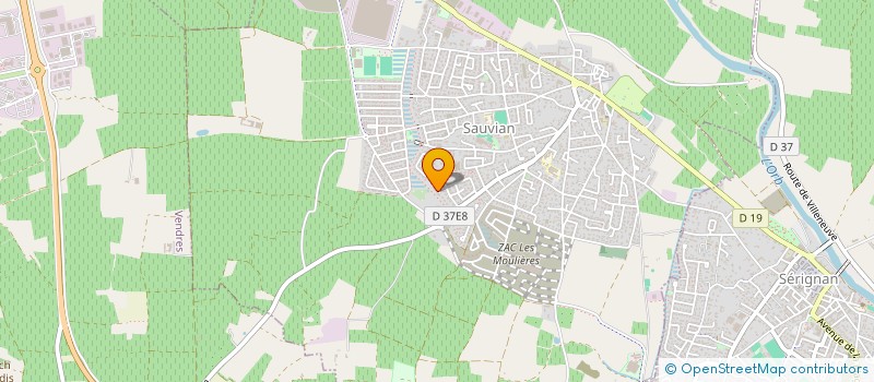 localisation de l'entreprise MADAME CHARLOTTE BASSERY  SAUVIAN