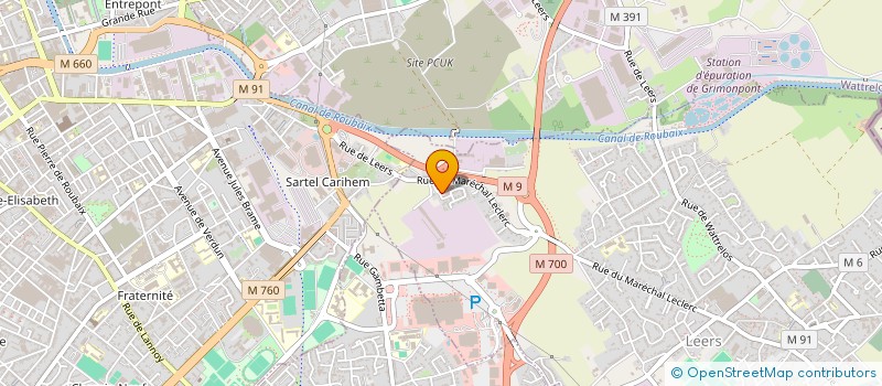 localisation de l'entreprise MADAME CHARLOTTE BATAILLE  LEERS