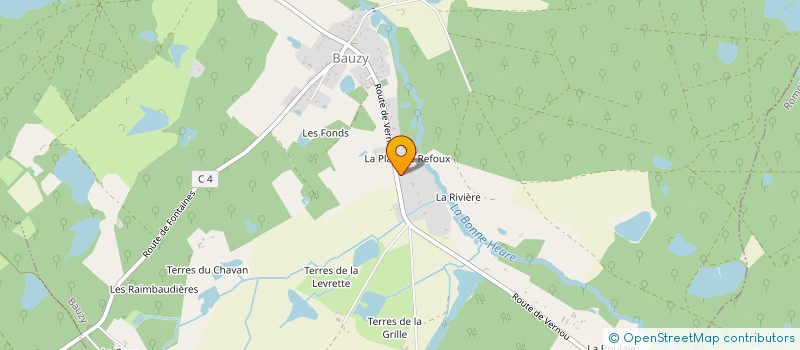 localisation de l'entreprise MADAME CHARLOTTE BAUCHERY  BAUZY