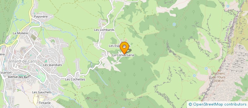 localisation de l'entreprise MADAME CHARLOTTE BAUDRY  VILLARD-DE-LANS