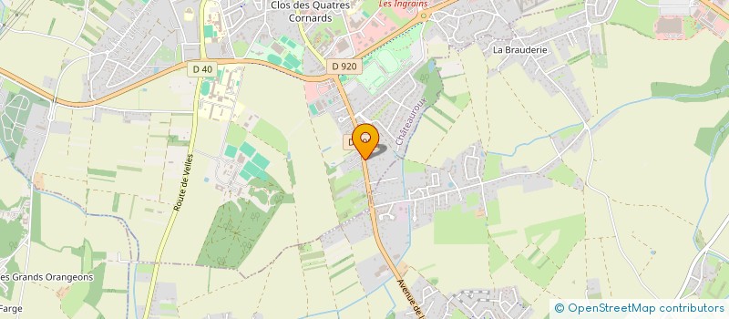 localisation de l'entreprise MADAME CHARLOTTE BAUMARD  CHATEAUROUX