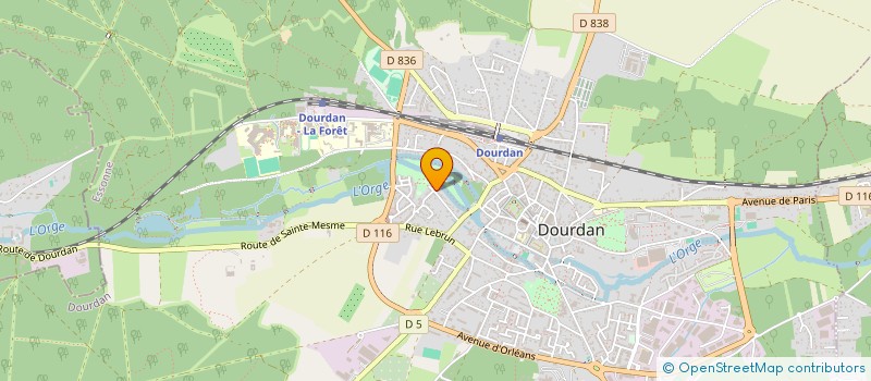 localisation de l'entreprise MADAME CHARLOTTE BAVEREL  DOURDAN