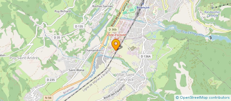 localisation de l'entreprise MADAME CHARLOTTE BAYLE  BRIANCON