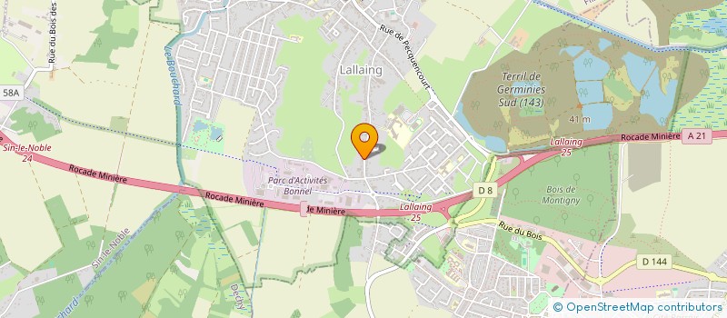 localisation de l'entreprise MADAME CHARLOTTE BEAUCHAMP  LALLAING