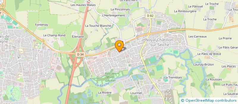 localisation de l'entreprise MADAME CHARLOTTE BECHEPAY  NOYAL-CHATILLON-SUR-SEICHE