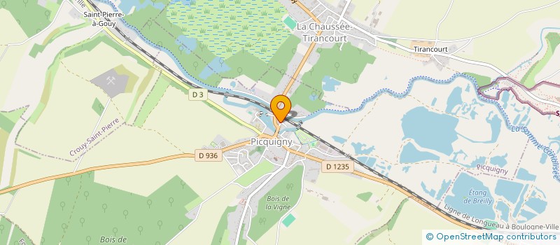 localisation de l'entreprise MADAME CHARLOTTE BECUE  PICQUIGNY