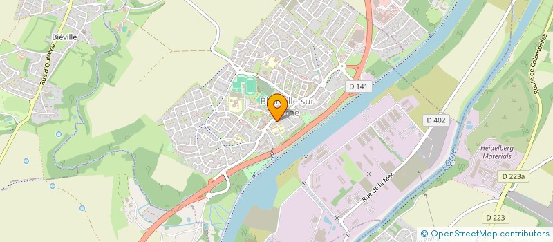 localisation de l'entreprise MADAME CHARLOTTE BELHACHE  BLAINVILLE-SUR-ORNE