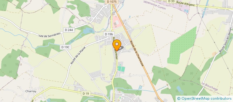 localisation de l'entreprise MADAME CHARLOTTE BELLET  CREMIEU