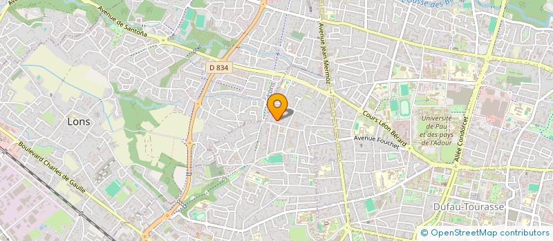 localisation de l'entreprise MADAME CHARLOTTE BELLONI  PAU