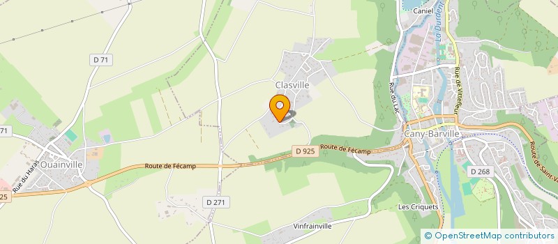 localisation de l'entreprise MADAME CHARLOTTE BENARD  CLASVILLE