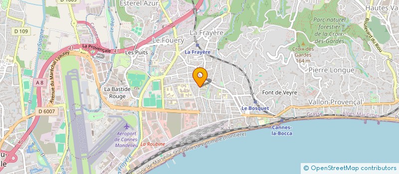 localisation de l'entreprise MADAME CHARLOTTE BERENGUER  CANNES