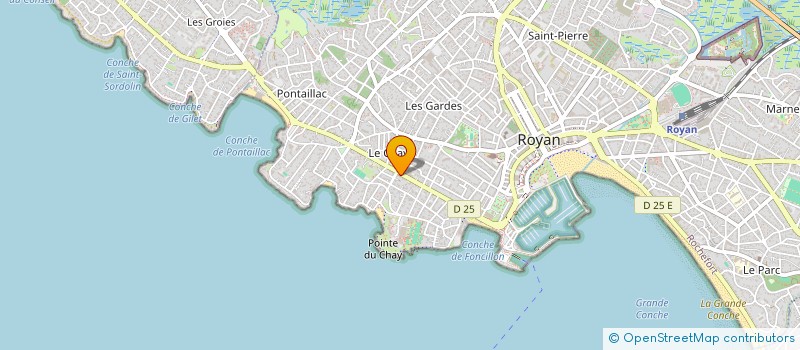 localisation de l'entreprise MADAME CHARLOTTE BERGEON  MESCHERS-SUR-GIRONDE