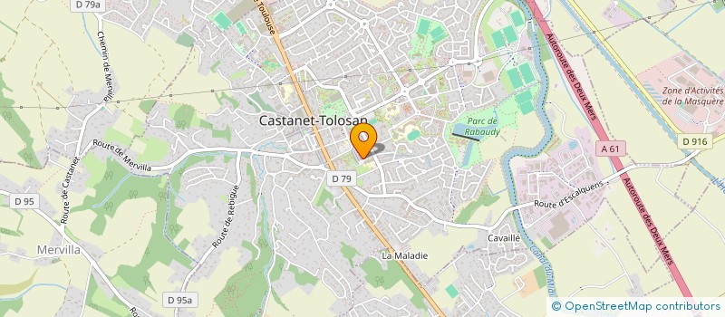 localisation de l'entreprise MADAME CHARLOTTE BERGONZO à CASTANET-TOLOSAN