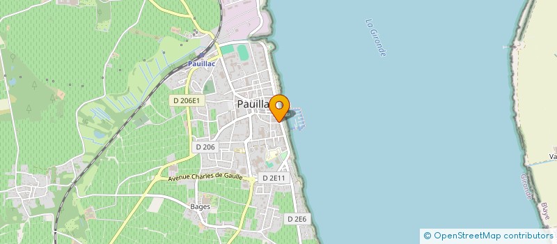 localisation de l'entreprise MADAME CHARLOTTE BERNARDI  PAUILLAC