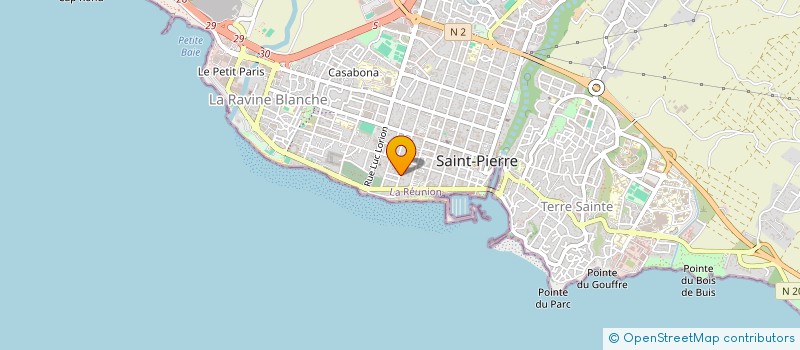 localisation de l'entreprise MADAME CHARLOTTE BERNEAU à SAINT-PIERRE