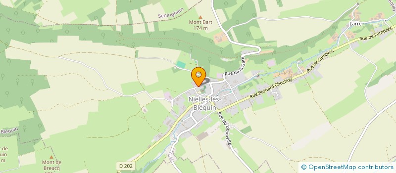 localisation de l'entreprise MADAME CHARLOTTE BERTIN  NIELLES-LES-BLEQUIN