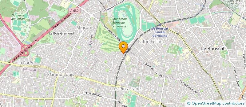 localisation de l'entreprise MADAME CHARLOTTE BERTRUC  BORDEAUX