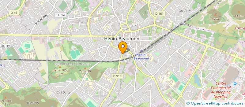 localisation de l'entreprise MADAME CHARLOTTE BEUNES à HENIN-BEAUMONT