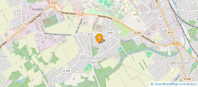 localisation de l'entreprise MADAME CHARLOTTE BEVILACQUA  ROSIERES-PRES-TROYES