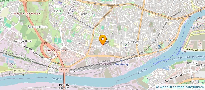 localisation de l'entreprise MADAME CHARLOTTE BIDAUD à NANTES