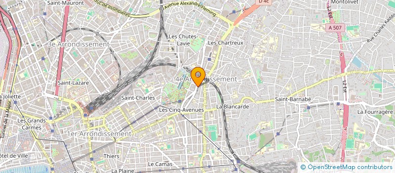 localisation de l'entreprise MADAME CHARLOTTE BIDOU-PINELLI  MARSEILLE