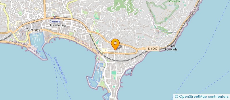 localisation de l'entreprise MADAME CHARLOTTE BILLARD  CANNES