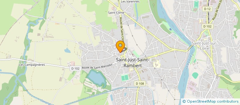 localisation de l'entreprise MADAME CHARLOTTE BIONDO à SAINT-JUST-SAINT-RAMBERT