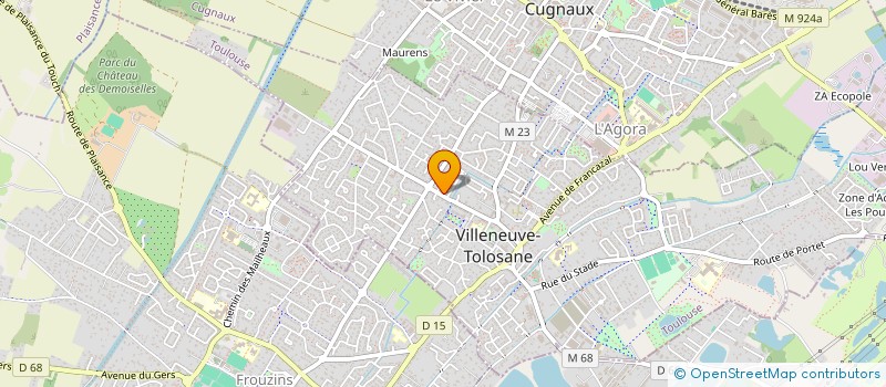 localisation de l'entreprise MADAME CHARLOTTE BLANC à VILLENEUVE-TOLOSANE