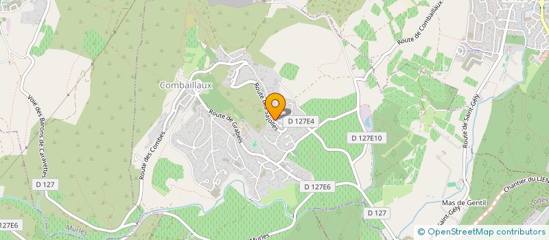 localisation de l'entreprise MADAME CHARLOTTE BLANC  COMBAILLAUX