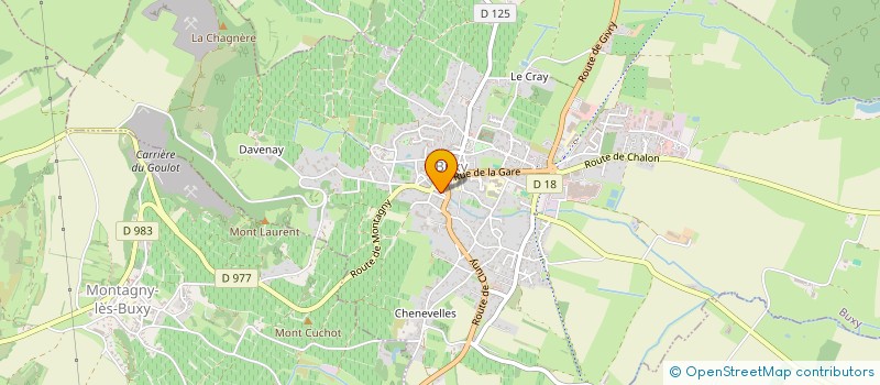 localisation de l'entreprise MADAME CHARLOTTE BLANCHARD  BUXY