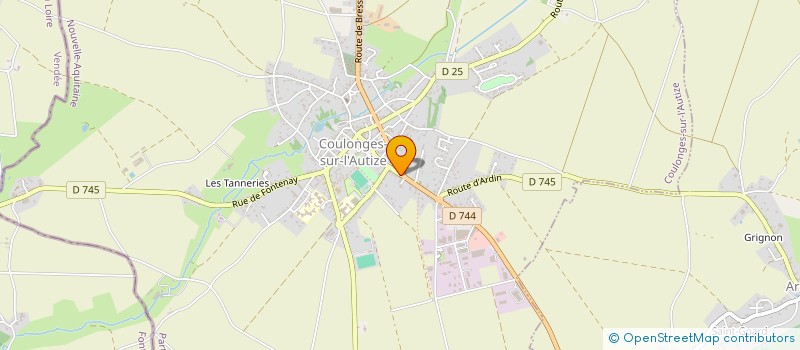 localisation de l'entreprise MADAME CHARLOTTE BLANCHOT à COULONGES-SUR-L'AUTIZE