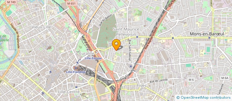 localisation de l'entreprise MADAME CHARLOTTE BLONDE à LILLE