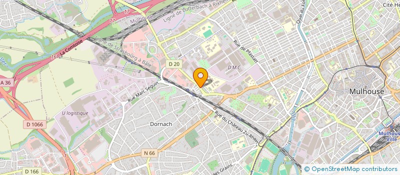 localisation de l'entreprise MADAME CHARLOTTE BLOSSER à MULHOUSE