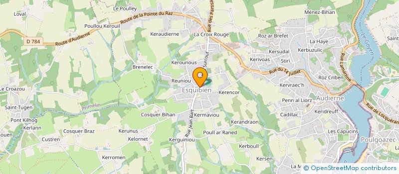 localisation de l'entreprise MADAME CHARLOTTE BODIN  AUDIERNE