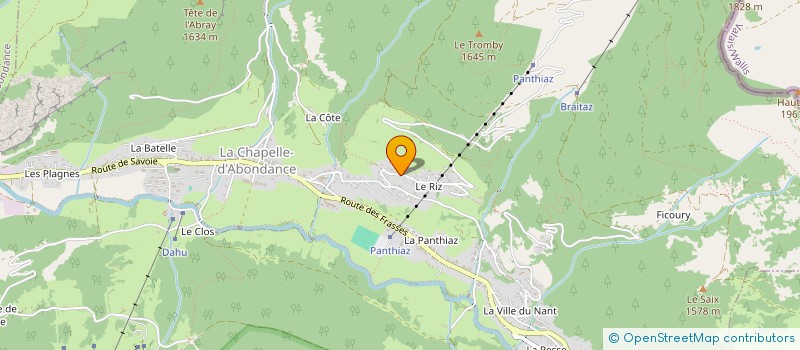 localisation de l'entreprise MADAME CHARLOTTE BODY  LA CHAPELLE D'ABONDANCE