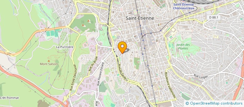 localisation de l'entreprise MADAME CHARLOTTE BOIRON  SAINT-ETIENNE