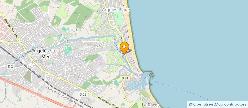 localisation de l'entreprise MADAME CHARLOTTE BOIS  ARGELES-SUR-MER