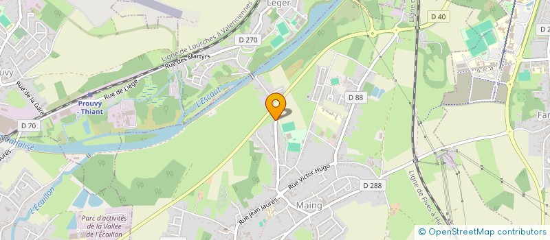 localisation de l'entreprise MADAME CHARLOTTE BOITTIAUX  MAING