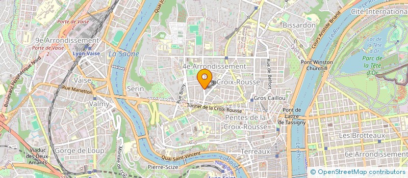 localisation de l'entreprise MADAME CHARLOTTE BOLLE-REDDAT à LYON