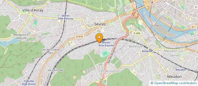 localisation de l'entreprise MADAME CHARLOTTE BONEFONS à SEVRES