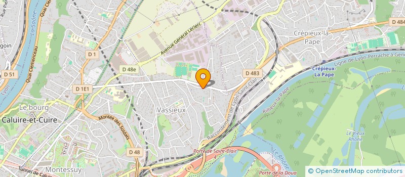 localisation de l'entreprise MADAME CHARLOTTE BONFRE  CALUIRE-ET-CUIRE