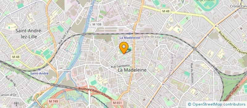 localisation de l'entreprise MADAME CHARLOTTE BONNEFOY à LA MADELEINE