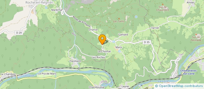 localisation de l'entreprise MADAME CHARLOTTE BONNET  ROCHE-EN-REGNIER