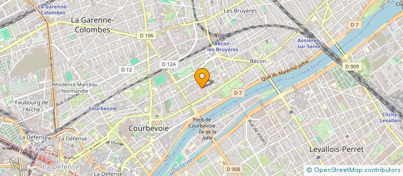 localisation de l'entreprise MADAME CHARLOTTE BOOTH à COURBEVOIE