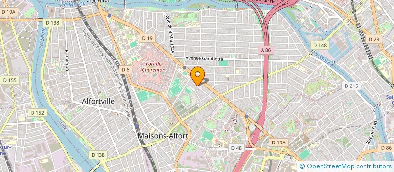 localisation de l'entreprise MADAME CHARLOTTE BORIES  MAISONS-ALFORT