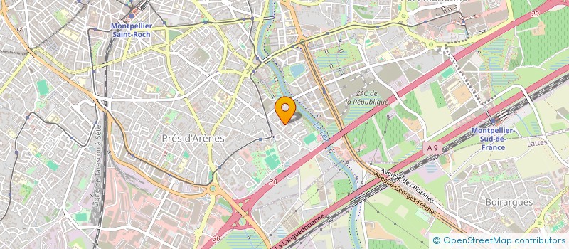 localisation de l'entreprise MADAME CHARLOTTE BORIN à MONTPELLIER