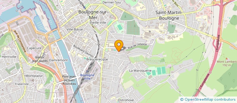 localisation de l'entreprise MADAME CHARLOTTE BOUCHER à BOULOGNE-SUR-MER