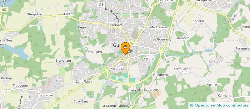 localisation de l'entreprise MADAME CHARLOTTE BOUCHERY à GUIDEL